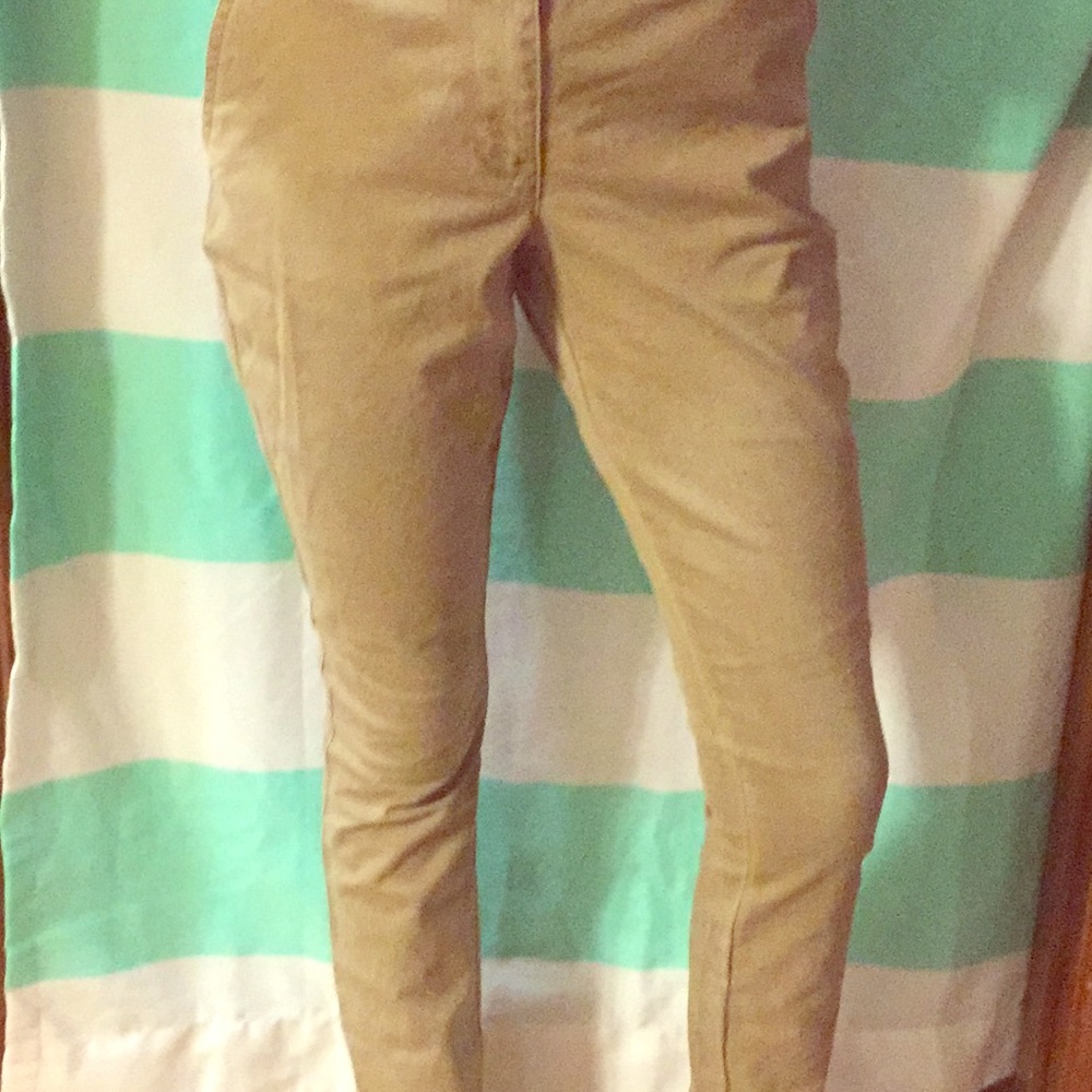 Abercrombie and Fitch tan/ cream soft jeans